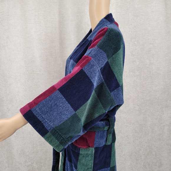 Dior Multicolor Checkered Robe - Picture 6 of 13